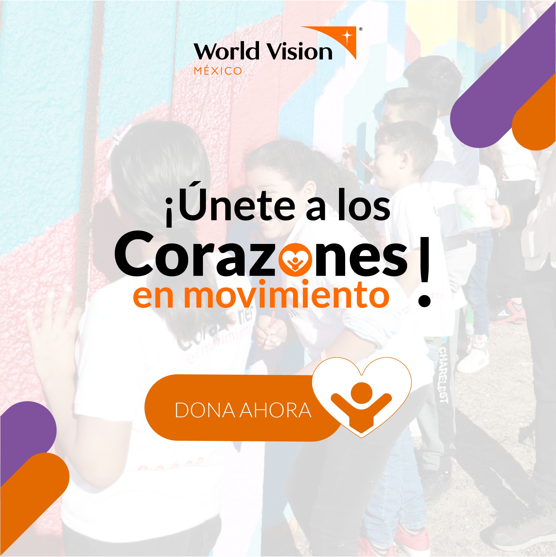 Únete a los corazones en movimiento