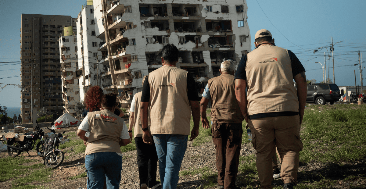 Así responde World Vision a la emergencia por el terremoto en Venezuela
