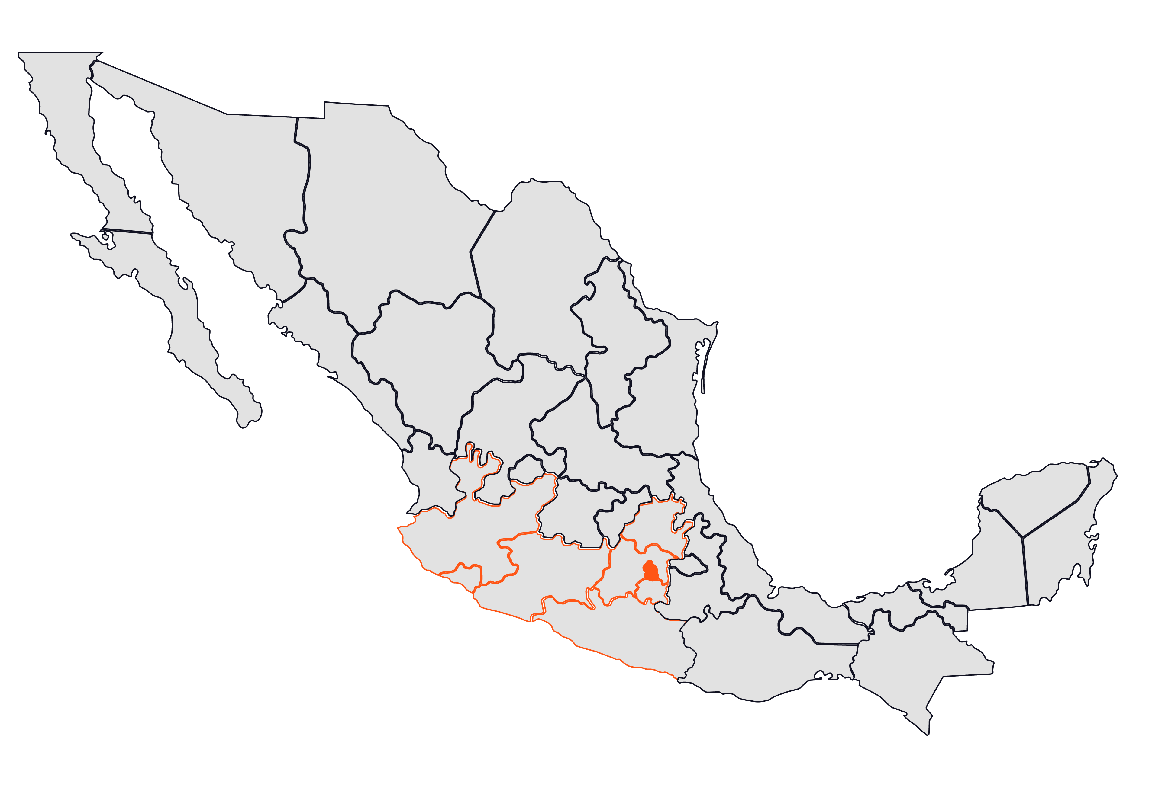 Mapa región