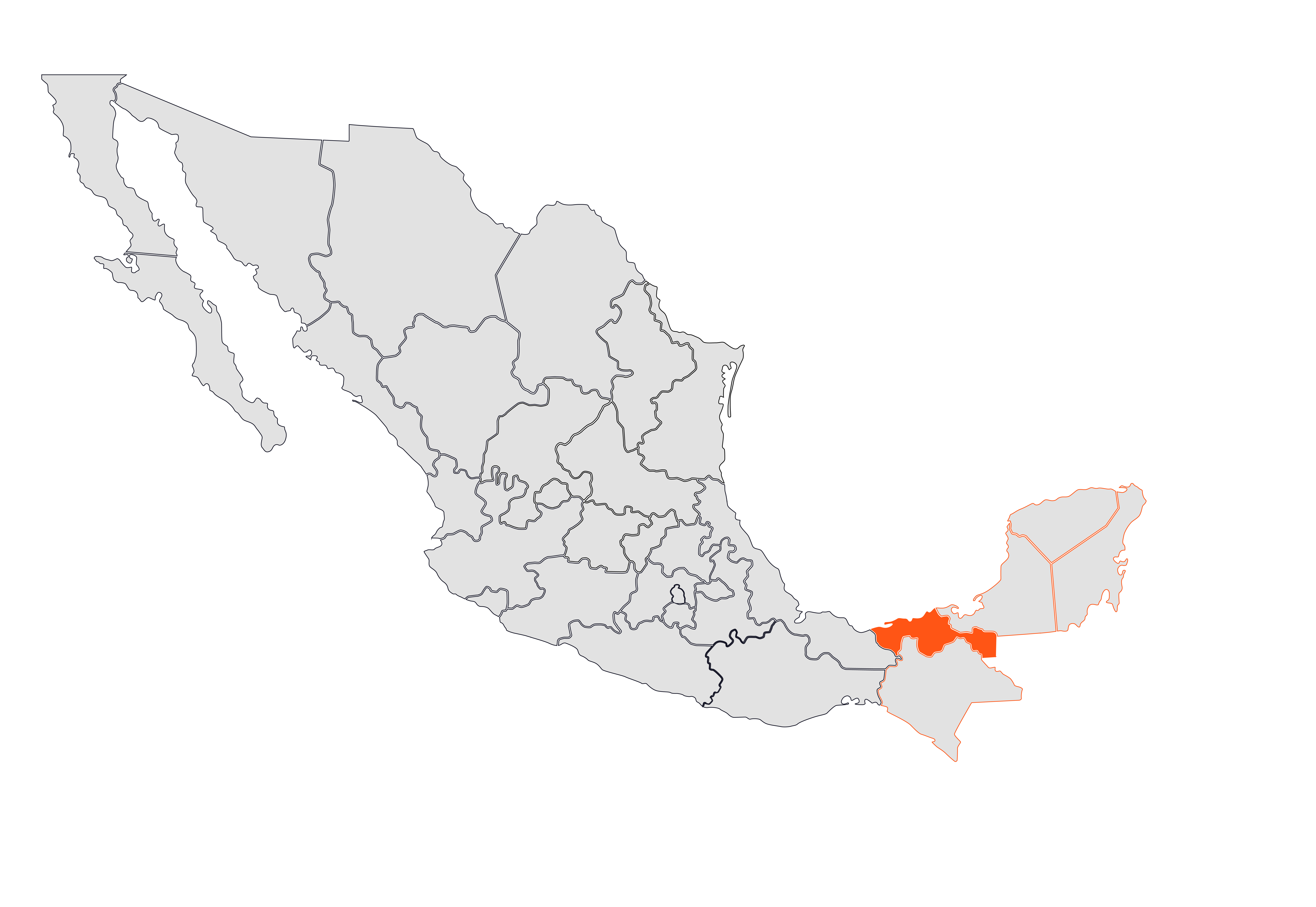 Mapa región
