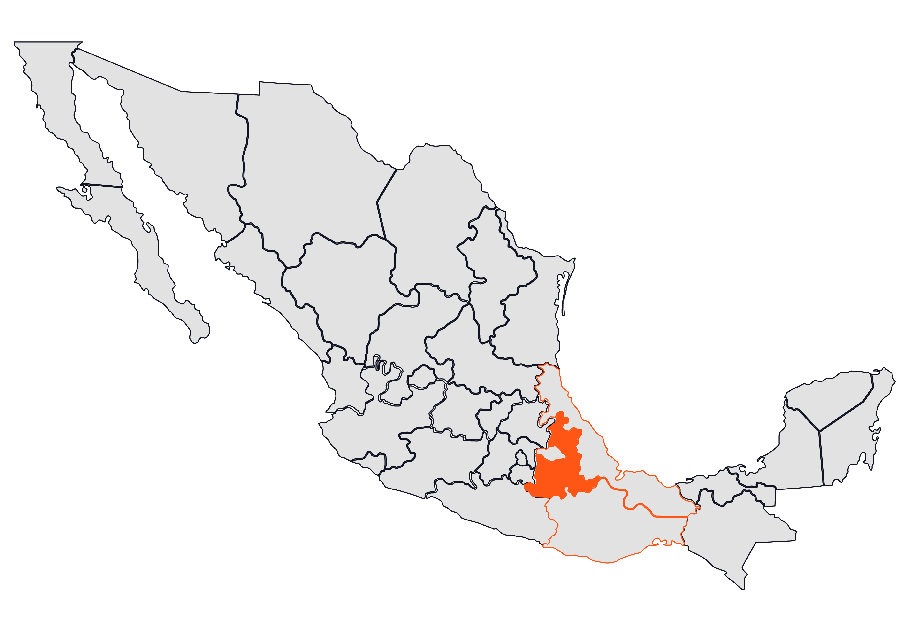 Mapa región