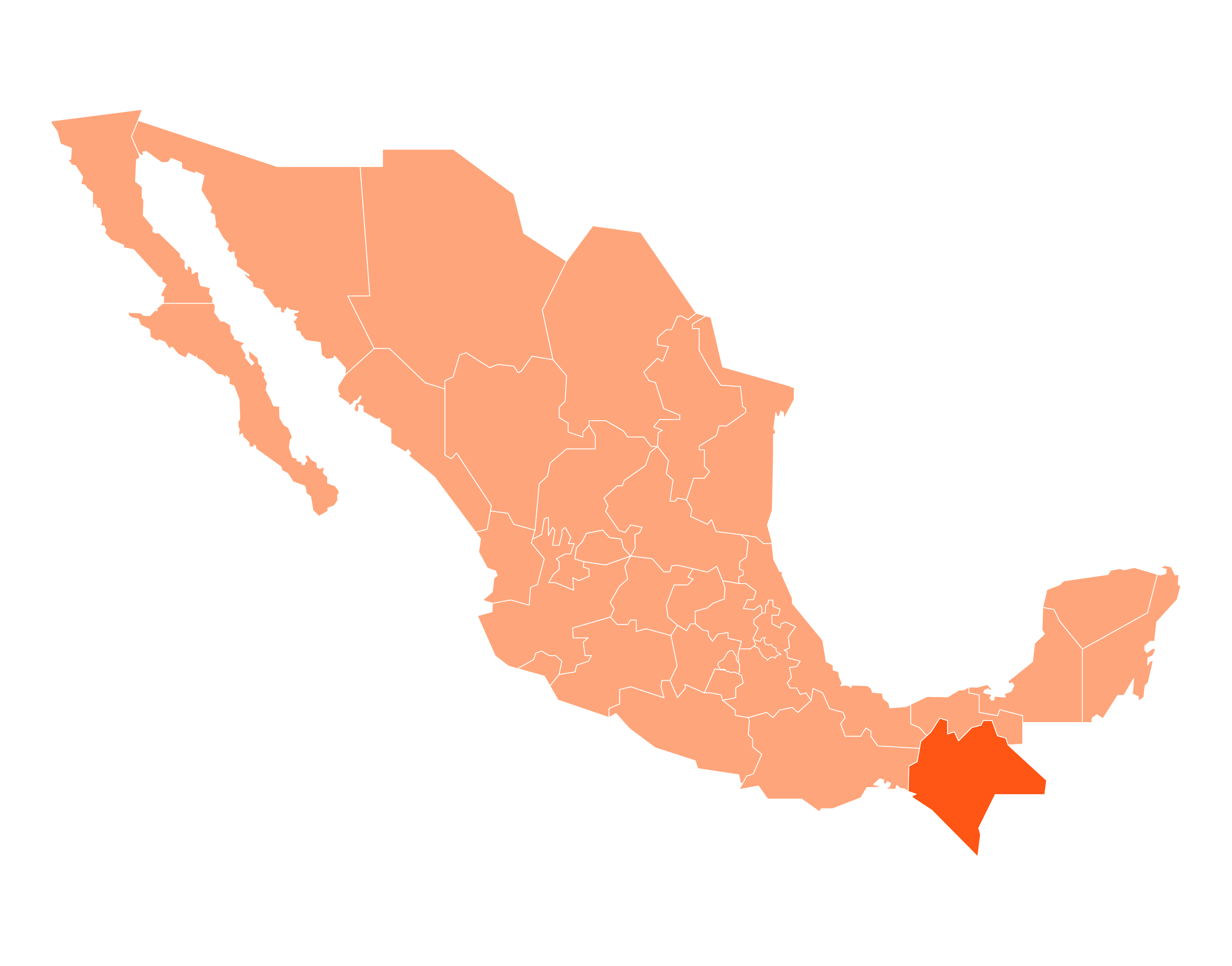 Mapa región